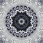 Mandala Gris - Alfombra 140x39cm - Imagen 2