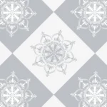 Mandala Gris Minimal - Alfombra 120x80cm - Imagen 2