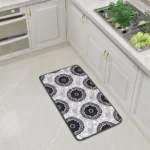 Mandala Gris - Alfombra 140x39cm