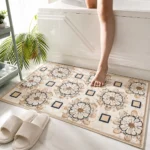 Flor Colonial Arena - Alfombra 120x80cm