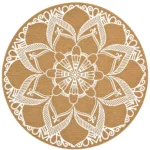 Mandala Encaje Blanco - Individual 38x38cm - Imagen 2