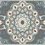 Azul Talavera - Rectangulares 42x32cm - Imagen 2